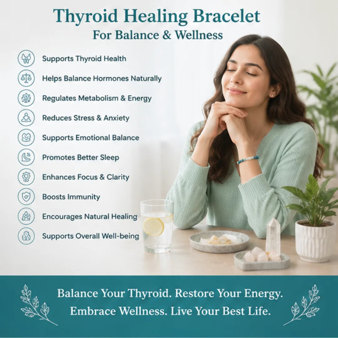 Thyroid Healing Bracelet for Balance & Wellness