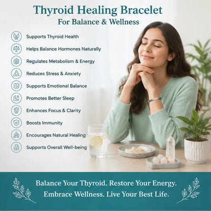 Thyroid Healing Bracelet for Balance & Wellness