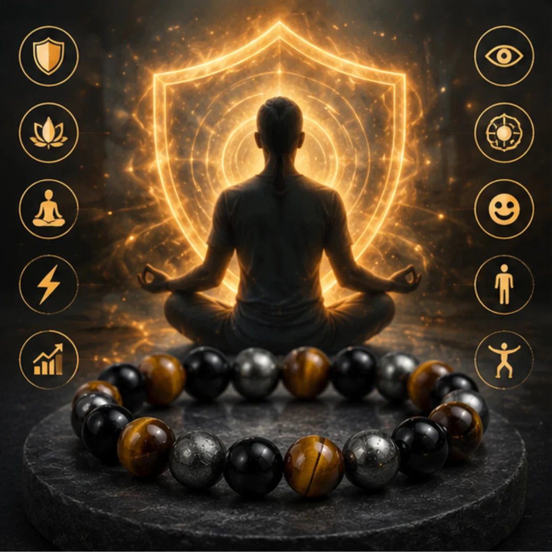 Triple Protection Bracelet for Energy Shield