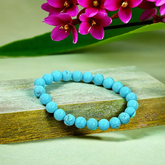 Turquiose (Frioza) Bracelet - 8 MM || Gem Bhagya