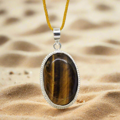 TIGER EYE STONE WITH PENDANT