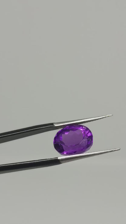 NATURAL AMETHYST(KATAILA) || 6.11 CARATE || LAB CERTIFIED
